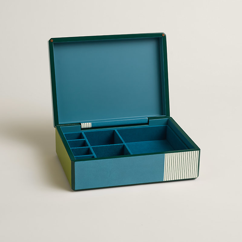 時計ボックス 《ファセット》 フール・トゥ 《ライオン》 - ブルー